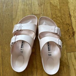Birkenstock Arizona EVA Slides Sandals Light Pink